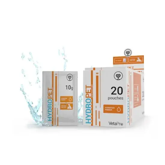 Plic cu saruri de rehidratare Vetapro Hydropet pentru caini  pisici 10 gr