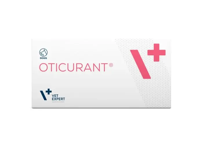 Pulbere auriculara pentru caini Oticurant Vetexpert 24 plicuri cutie