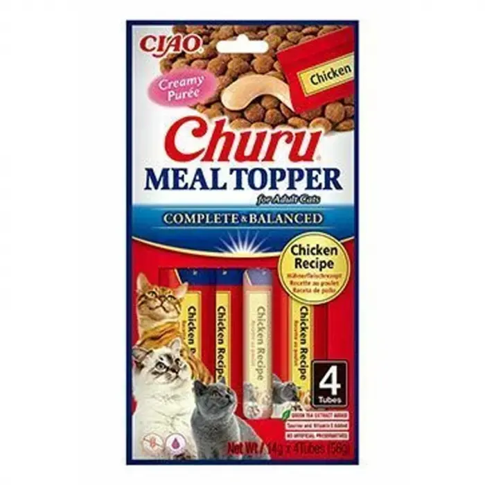 Recompense pentru pisici Churu Meal Topper cu pui 4 buc x 14 gr