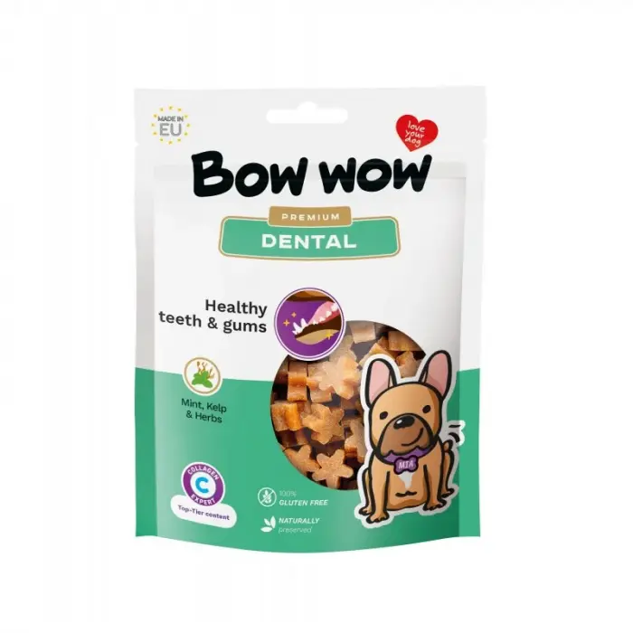 Recompense pentru caini Bow Wow Dental 60 gr