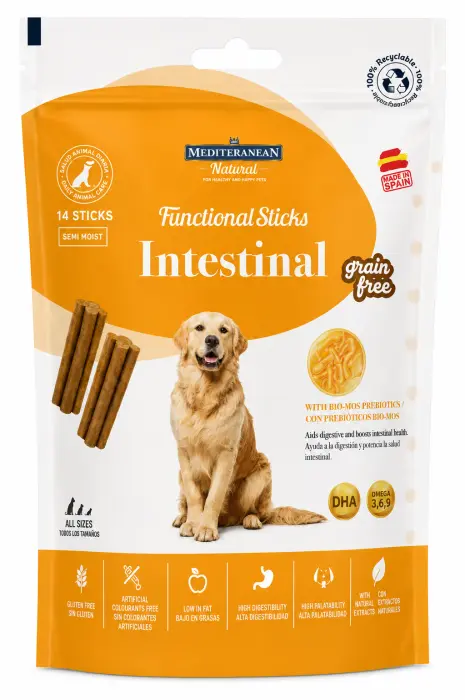 Recompense pentru caini Mediterranean Intestinal Grain Free 14 buc   pachet