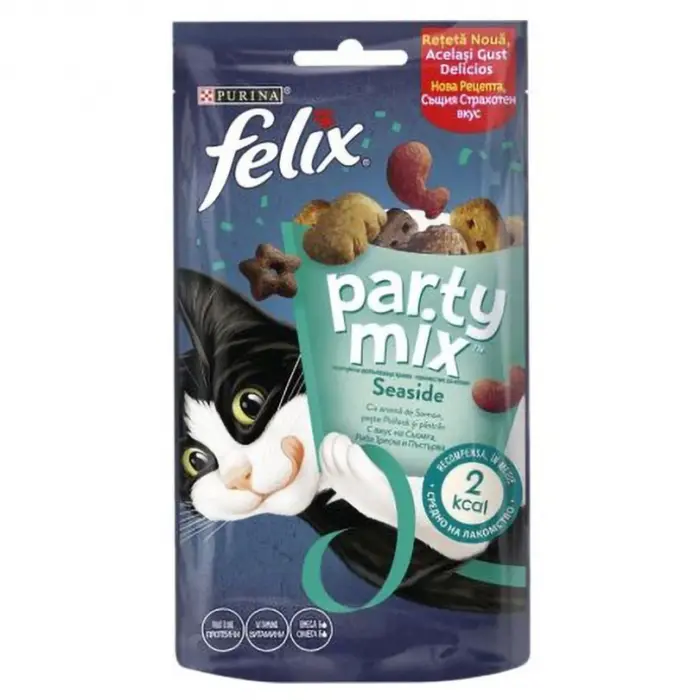 Recompense pentru pisici Felix Party Mix Ocean Mix 60 gr