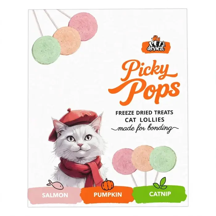Recompense pentru pisici Pet,  s Dessert Picky Pops Acadele 12 buc   cutie