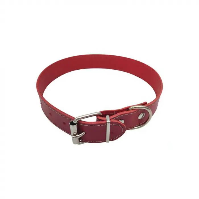 Zgarda din piele pentru caini de talie medie Nr.4 Petro 2,9 x 60 cm