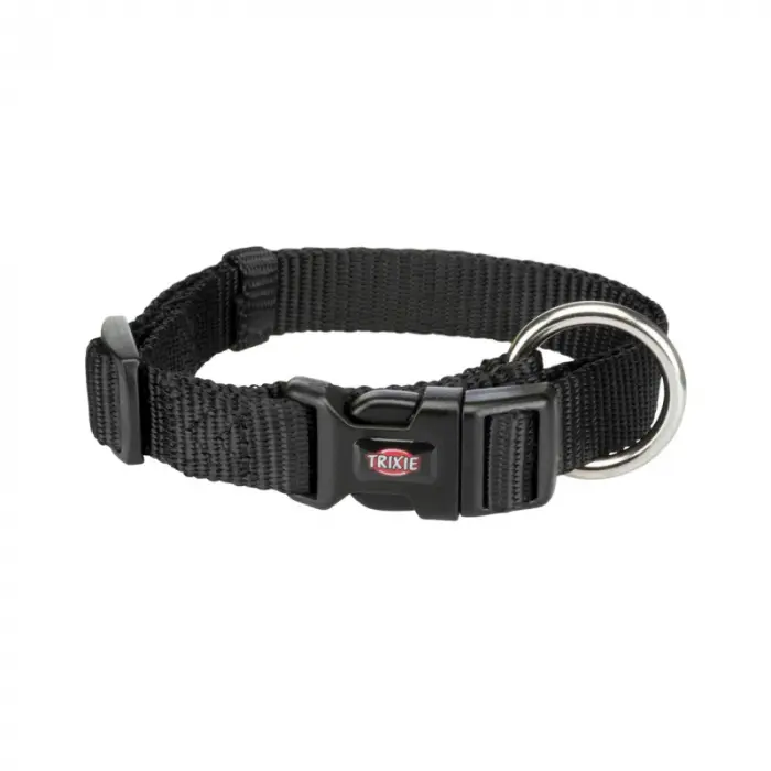 Zgarda pentru caini Premium L-XL Neagra 40-65 cm 25 mm