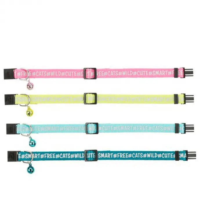 Zgarda reflectorizanta pentru pisici cu clopotel