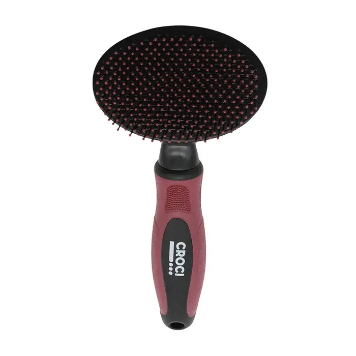 Perie pentru caini Croci, Ovala, Cauciuc, 17.8 x 9 x 3.5 cm