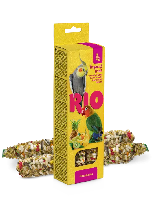 Batoane cu fructe tropicale pentru perusi Rio, 2 x 75g