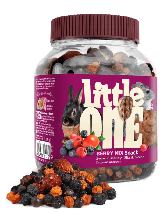 Gustare amestec de fructe de padure Little One, 200g