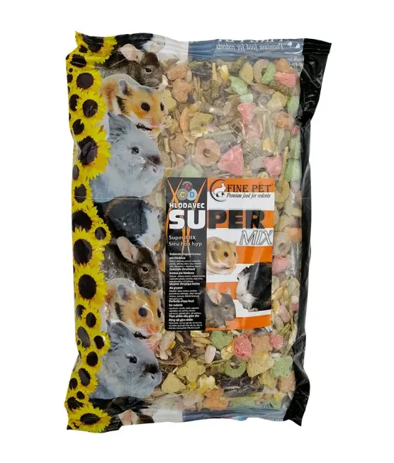 Hrana pentru rozatoare mici Fine Pet Super Mix, 600g