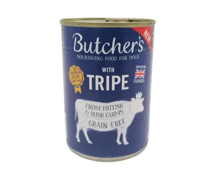Hrana umeda pentru caini Butcher,  s Tripe Mix, 400g