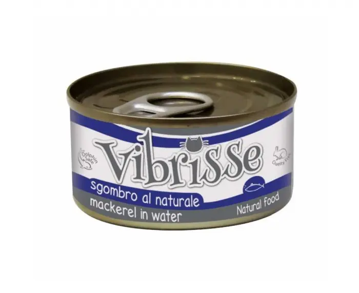 Hrana umeda pentru pisici Croci Vibrisse Natural, Macrou, 70g