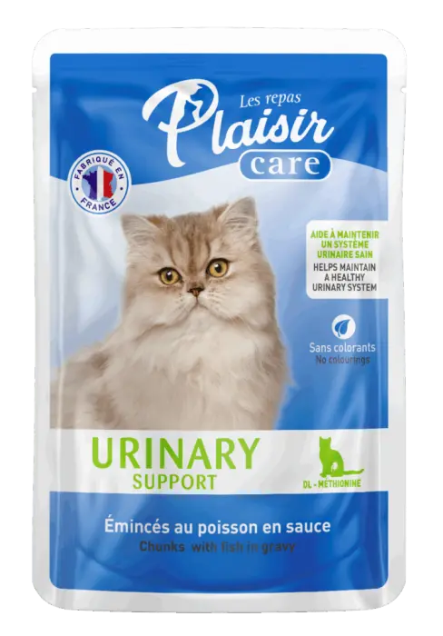Hrana umeda pentru pisici Plaisir Urinary, Peste in sos, 12 x 85g