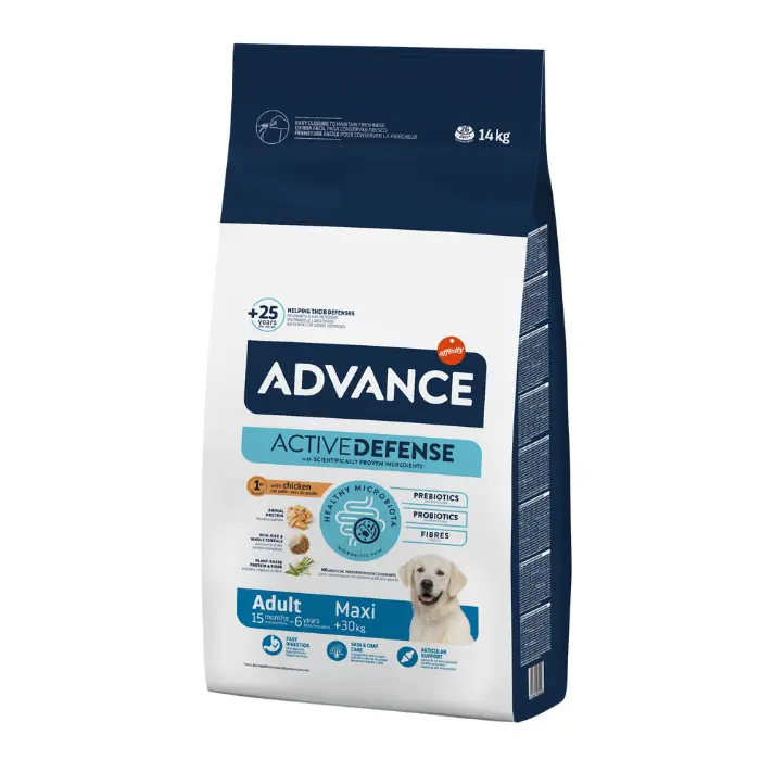 Hrana uscata pentru caini Advance Maxi Adult, Pui, 14 kg