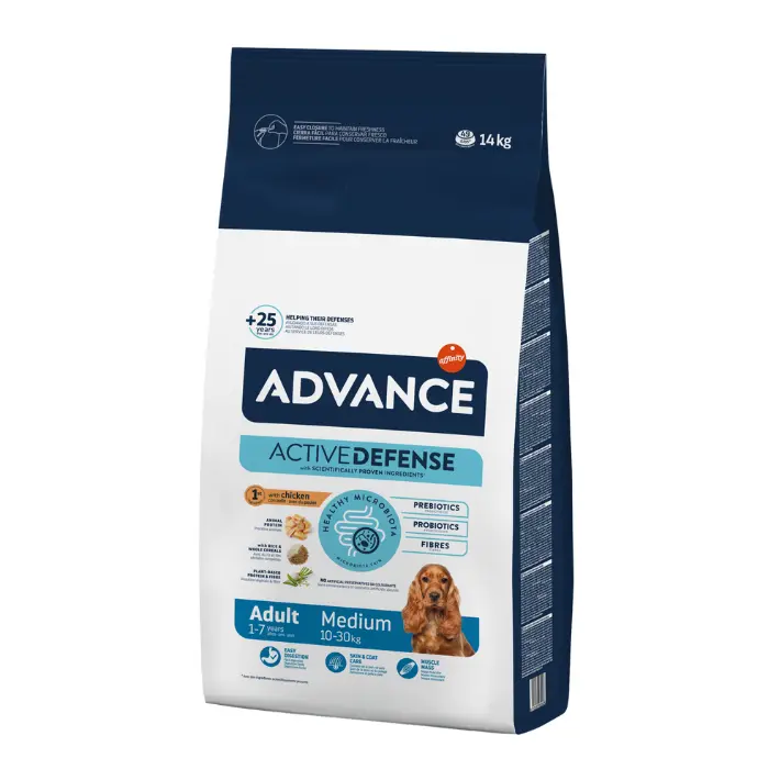 Hrana uscata pentru caini Advance Medium Adult, Pui, 14 kg