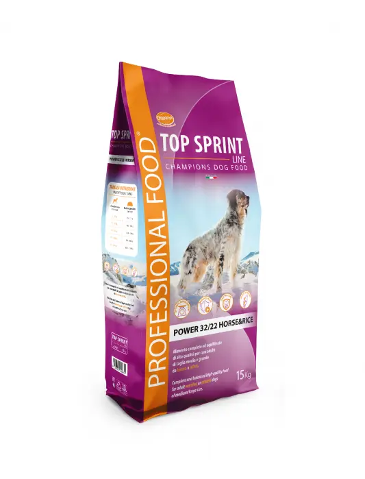 Hrana uscata pentru caini Cennamo Top Sprint, 32 22, Cal si orez, 15kg