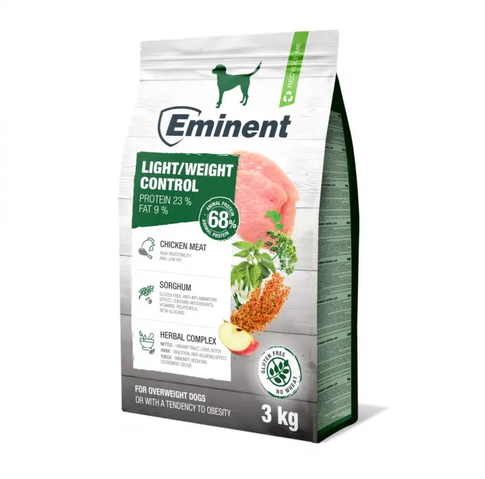 Hrana uscata pentru caini Eminent, Light weight control, 3kg
