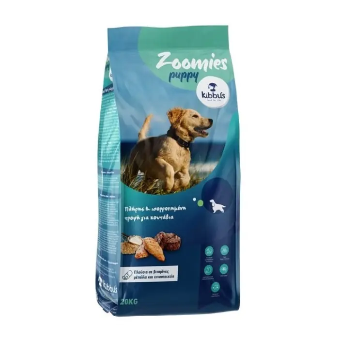 Hrana uscata pentru caini Kibbus Zoomies Puppy, 20kg
