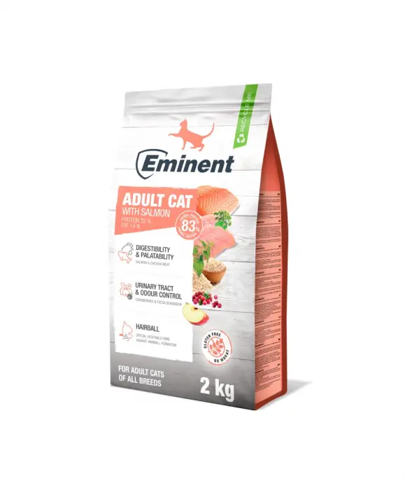 Hrana uscata pentru pisici Eminent Adult, Somon, 2kg