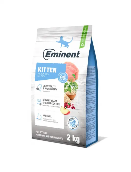 Hrana uscata pentru pisici Eminent Mother  Kitten, Mama si puii, Pui, 2kg