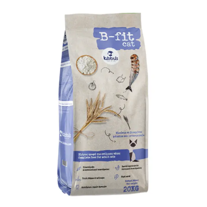Hrana uscata pentru pisici Kibbus B-Fit, Somon, 20kg