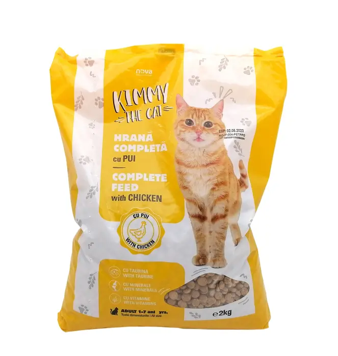 Hrana uscata pentru pisici, Kimmy, cu pui, 2 kg