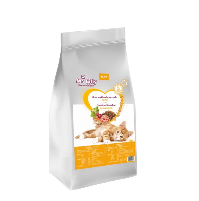 Hrana uscata pentru pisici Mr. Biffy, Pui, 10kg