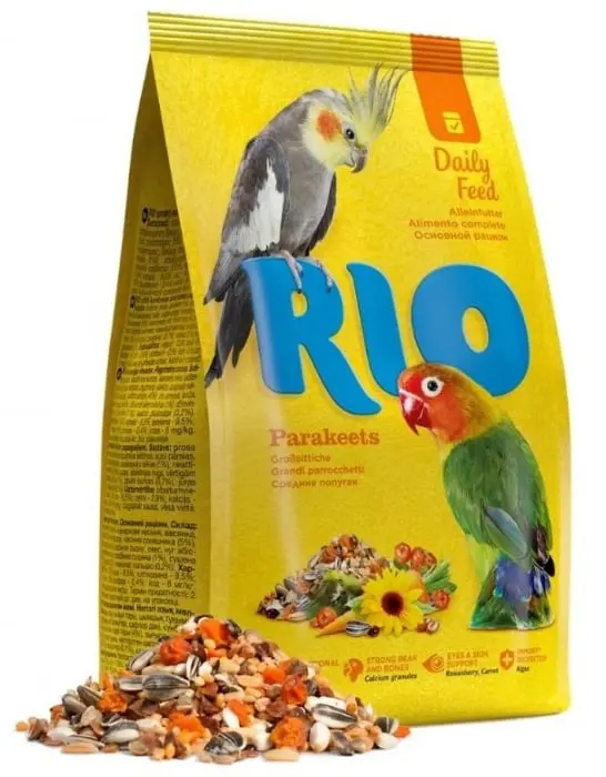 Hrana zilnica pentru perusi si papagali Rio, 20 kg