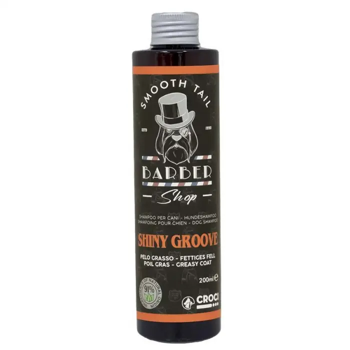 Sampon pentru caini Croci Barbershop Shiny Groove, 200 ml