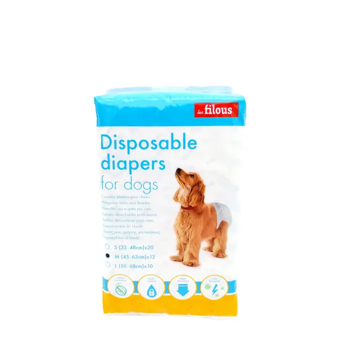 Scutece pentru caini, Les Filous, M, 12 buc, 145-003