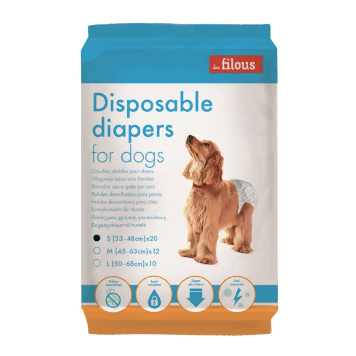 Scutece pentru caini, Les Filous, S, 20 buc