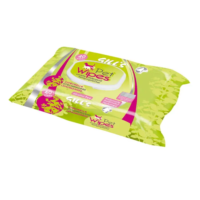 Servetele umede pentru caini si pisici Croci Gill s, cu Citronela, 40 bucati
