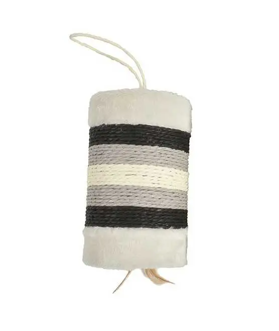 Sisal pentru pisici Bobby Roll, 18 x 11 cm, Negru