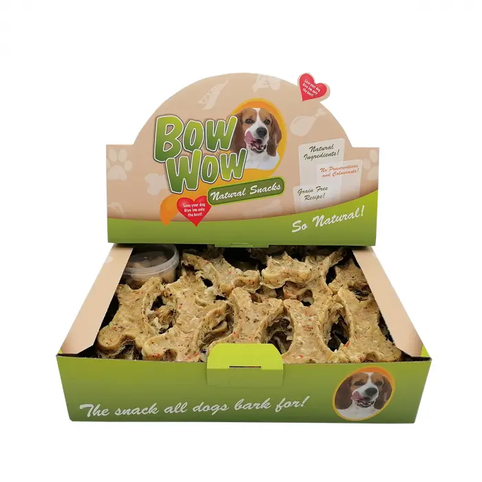 Recompense pentru caini Bow Wow, Legume, Condroitina si Glucozamina, 30 bucati