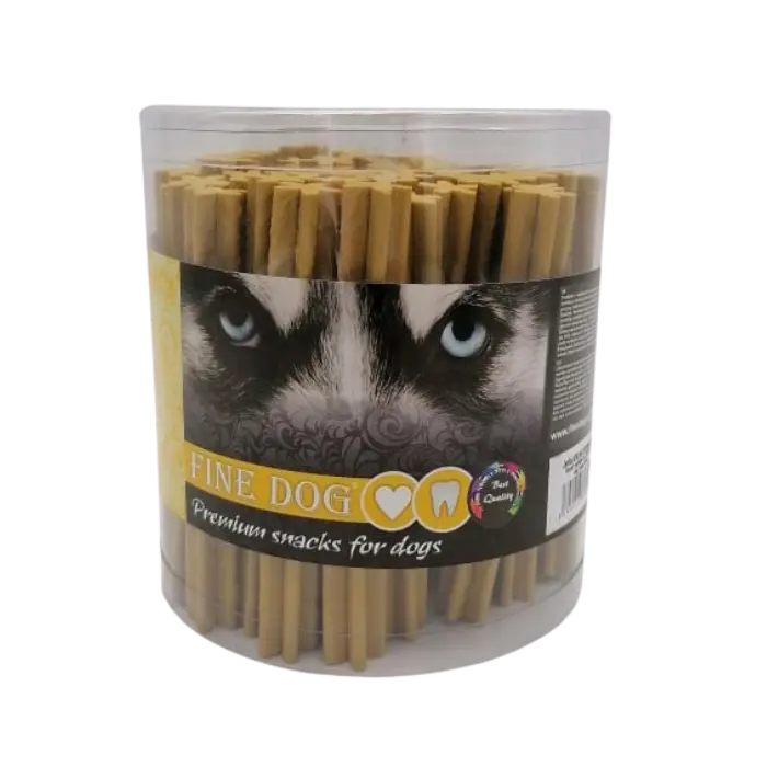 Recompense pentru caini Fine Dog, Branza, 50 bucati, 12.5 cm