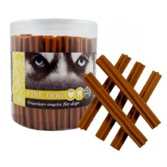 Recompense pentru caini Fine Dog, Bacon, 50 bucati, 12.5 cm