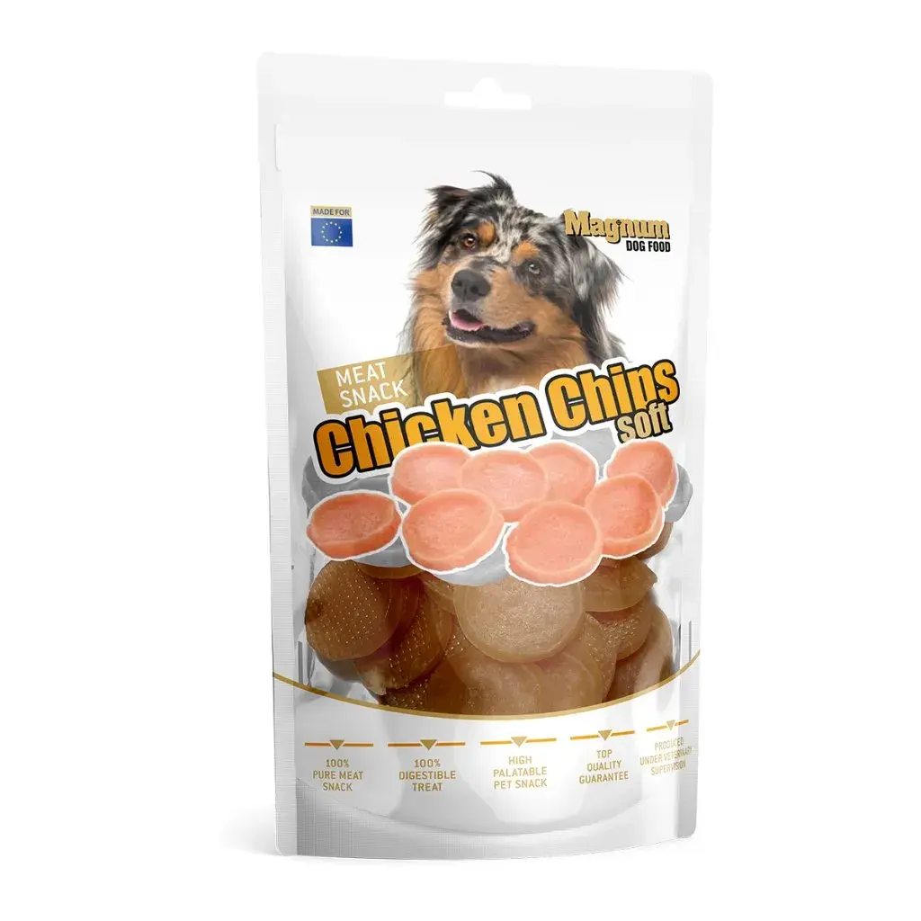 Recompense pentru caini Magnum, chipsuri de pui soft, 80g