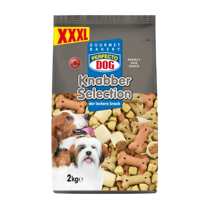 Recompense pentru caini Perfecto Dog, Mix biscuiti, 2Kg
