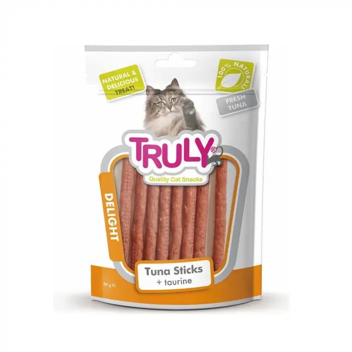 Recompense pentru pisici Truly, Sticks, ton, 50g