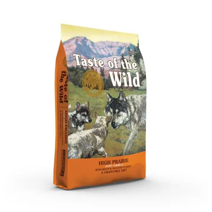 Hrana uscata pentru caini Taste Of The Wild High Prairie, Puppy, Bizon, fara cereale, 2kg