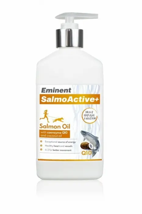 Ulei de somon Eminent Salmo Active+, Coenzima Q10, 500 ml