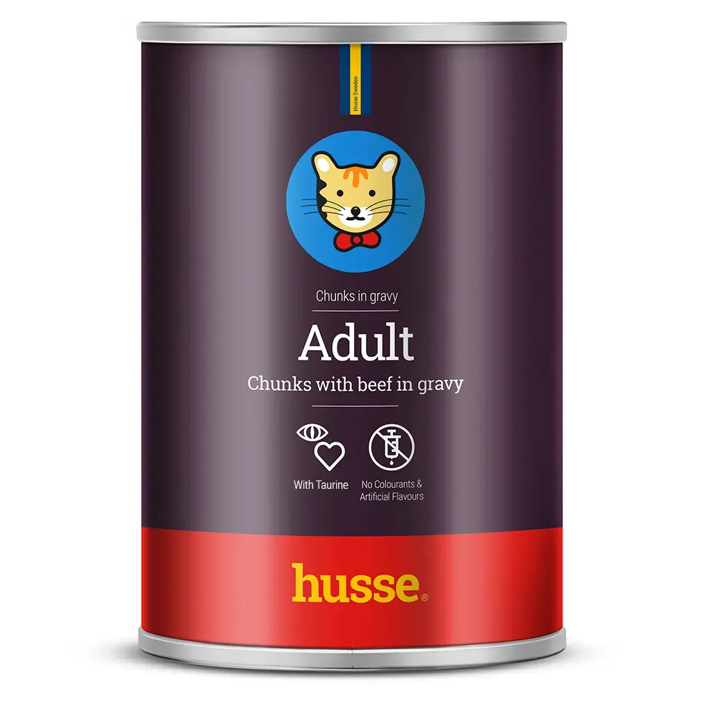 ADULT, BUCATI IN SOS | Bucati gustoase cu vita intr-un sos delicios, pentru pisici