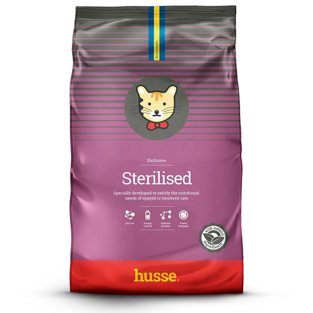 EXCLUSIVE STERILISED | Hrana uscata completa Super Premium, pentru pisicile adulte sterilizate