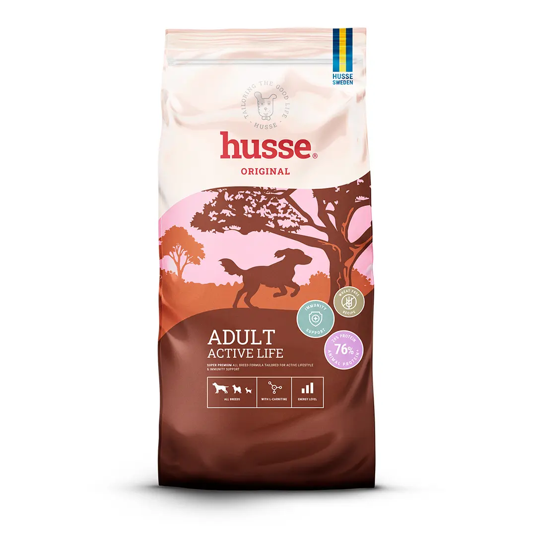 ADULT ACTIVE LIFE | Hrana uscata completa pentru caini de toate rasele, fara gluten, care sustine un stil de viata activ si dezvolta imunitatea
