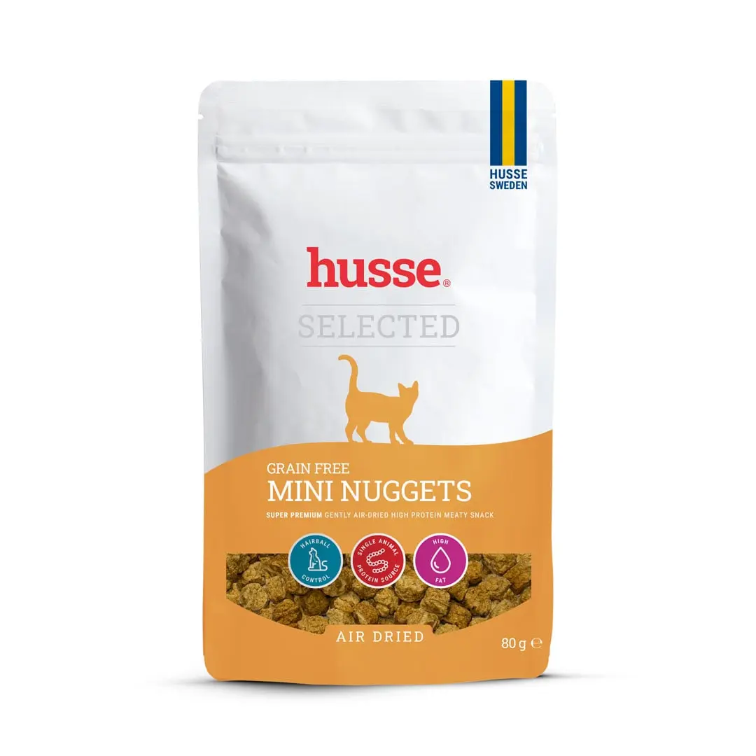 GRAIN FREE MINI NUGGETS | Recompense functionale pentru pisici, fara cereale, uscate la aer
