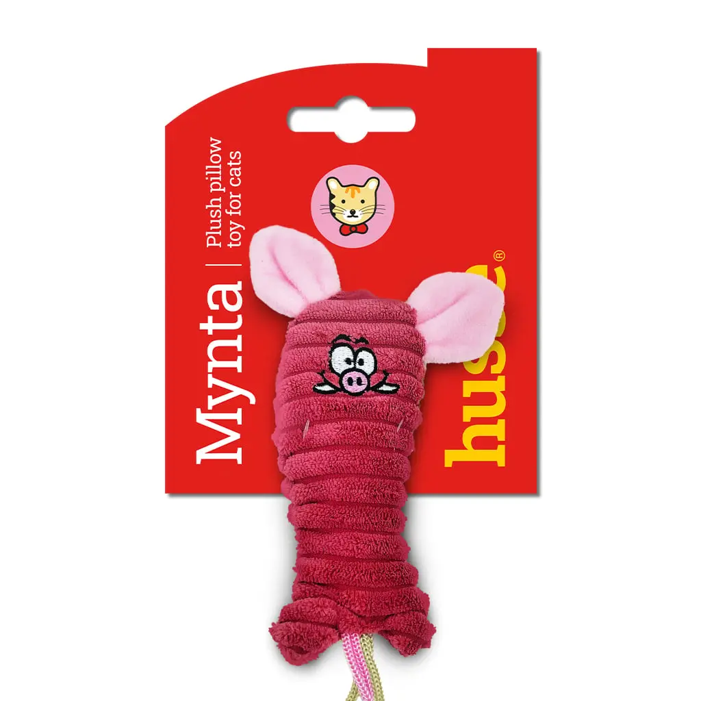 MYNTA | Jucarie de plus umpluta cu Iarba Matei, pentru pisici