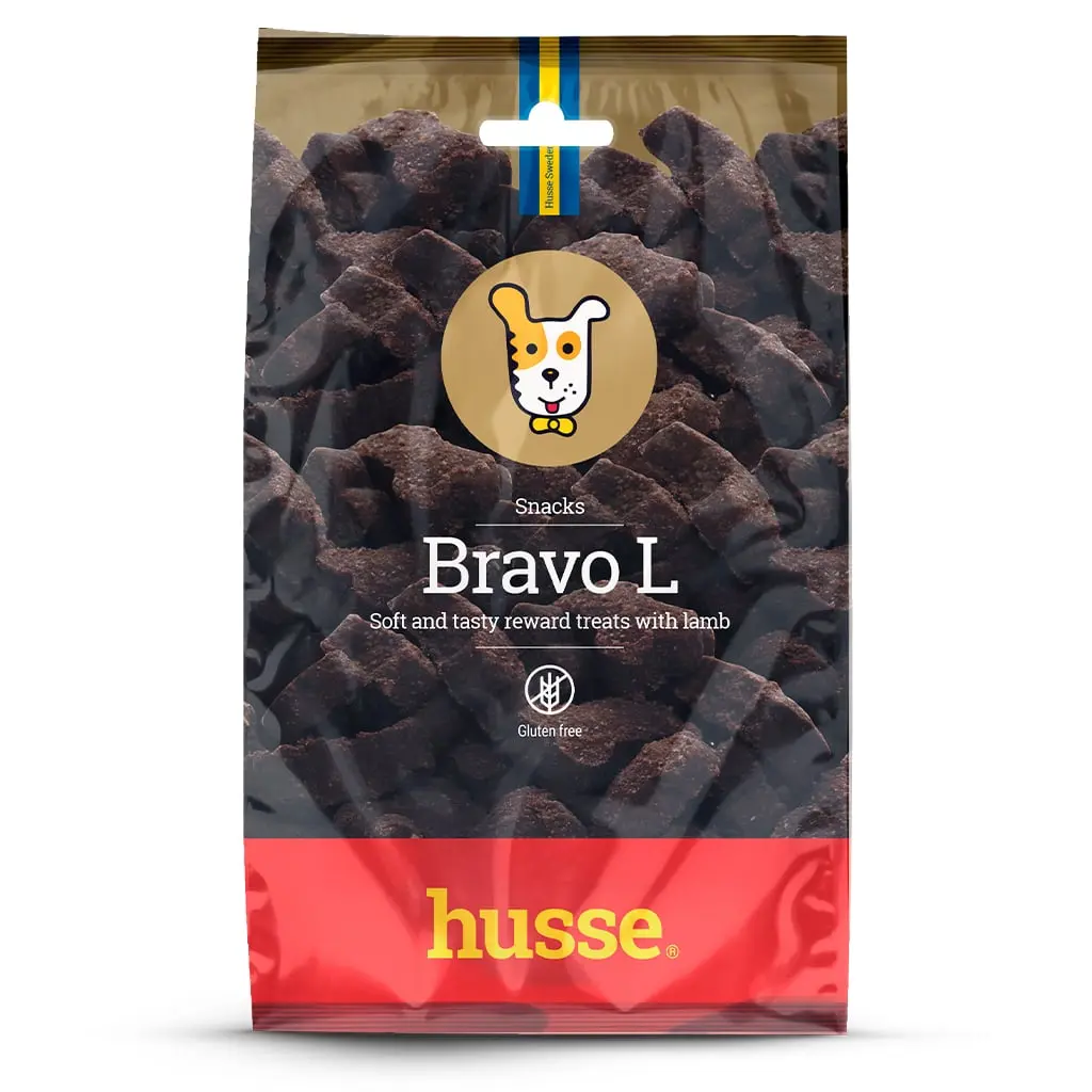 BRAVO L | Gustari delicioase cu miel, fara gluten, pentru caini cu sensibilitati digestive