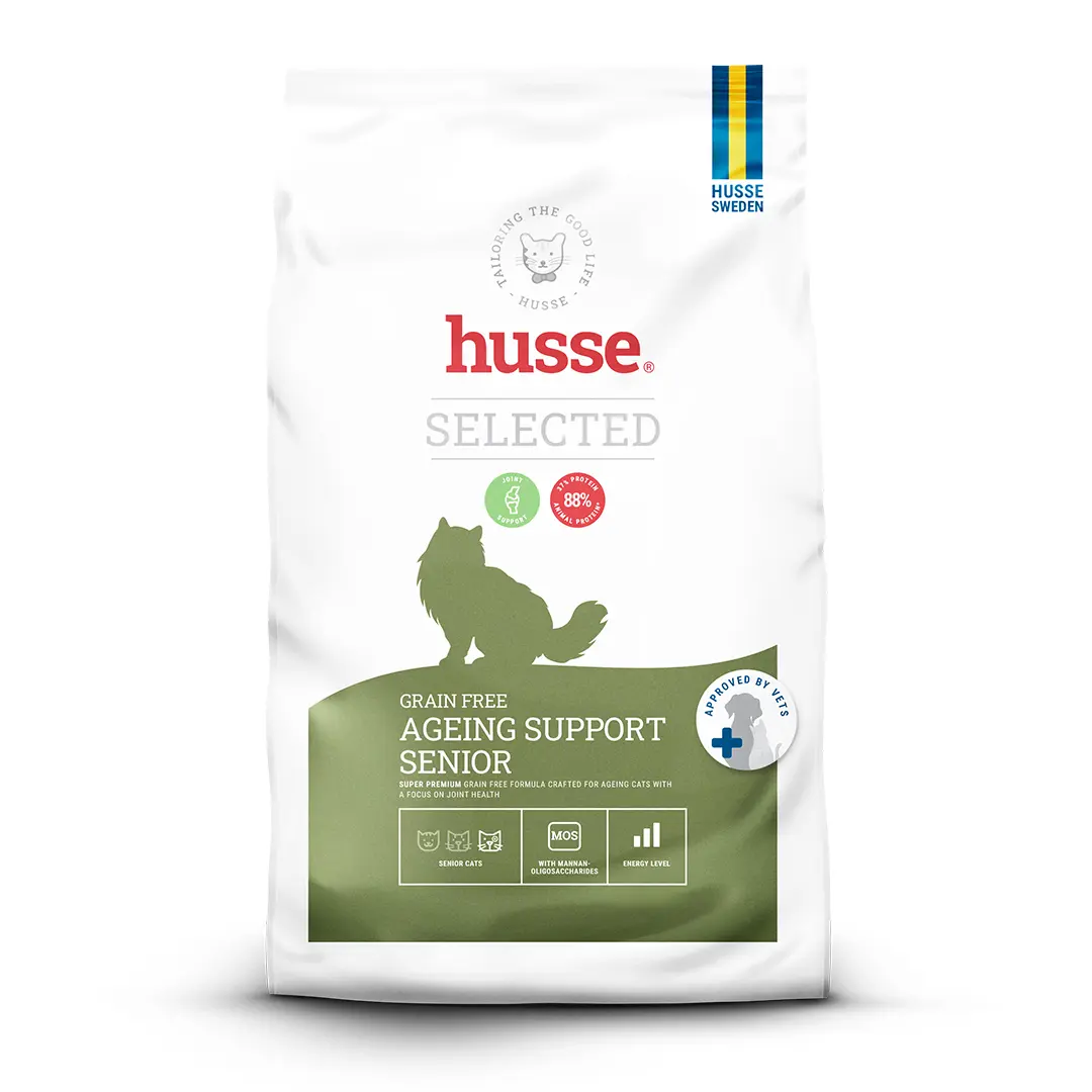 SELECTED CAT GRAIN FREE AGEING SUPPORT SENIOR | Hrana uscata fara cereale  pentru mobilitate si confort la pisicile seniori