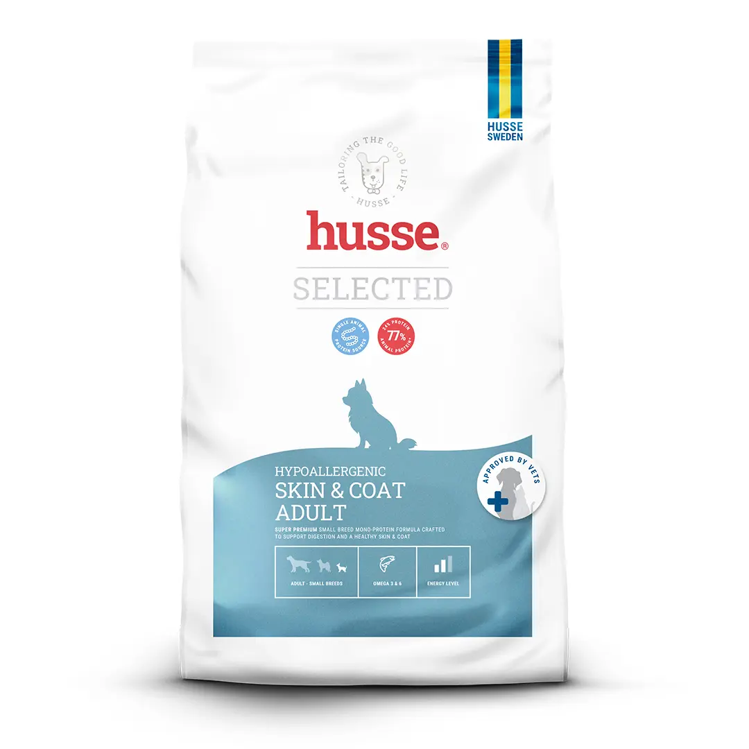 HYPOALLERGENIC SKIN & COAT ADULT, SMALL BREEDS | Hrana Super Premium pentru caini de talie mica, cu sensibilitati