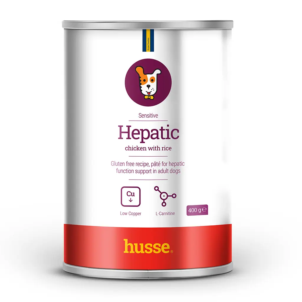 HEPATIC | Pate delicios, fara gluten, cu pui si orez, pentru caini adulti, pentru sustinerea functiei hepatice